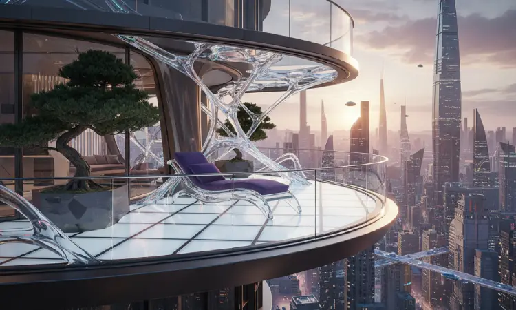 بالکن شیشه ای