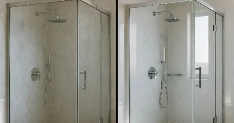 بهترین روش های تمیز کردن شیشه حمام