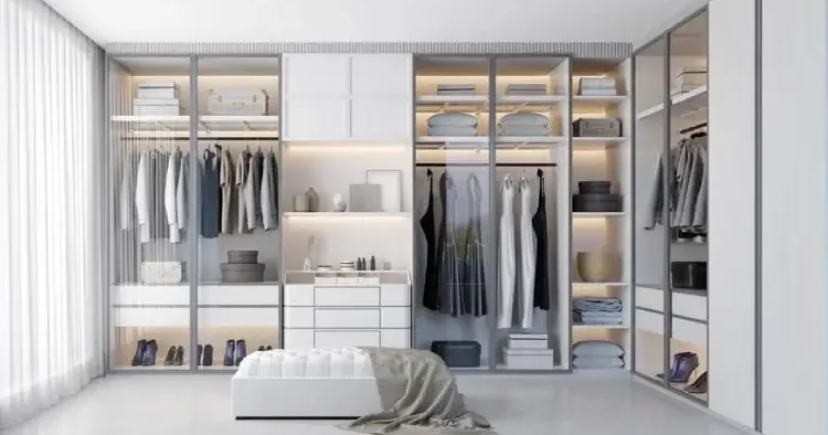 ایدههای طراحی کمد شیشه ای برای خانه