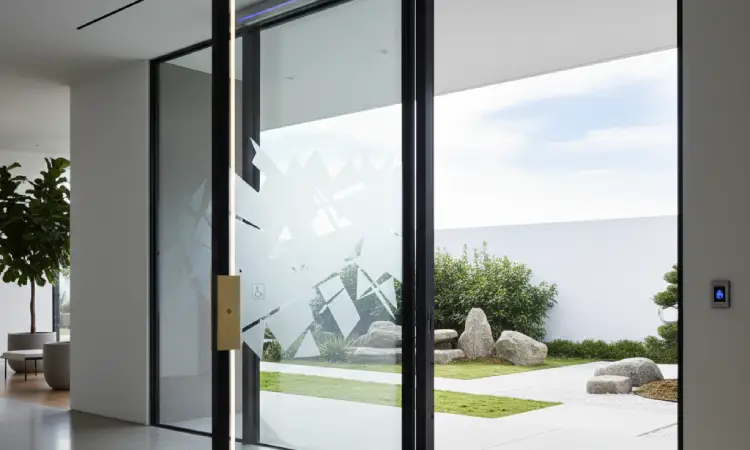 درب شیشه ای مدرن