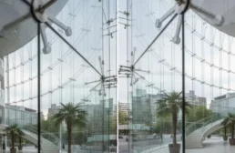 نمای شیشه ای اسپایدر