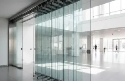 مزایای درب شیشه‌ای کشویی تلسکوپی برای ورودی‌های کم‌عرض