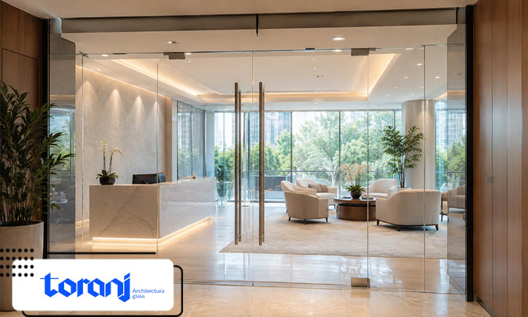 قیمت درب شیشه ای پارتیشن